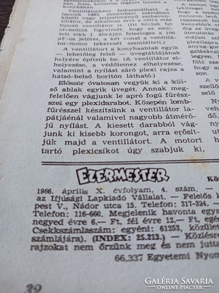 ÁPRILIS 1966 /EZERMESTER/ SZÜLETÈSNAPRA
