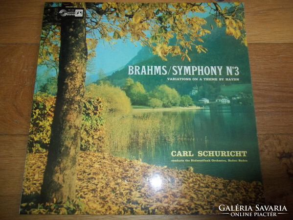 Brahms-Schuricht - Symphony N°3 - Variation On A Theme By Haydn (LP)