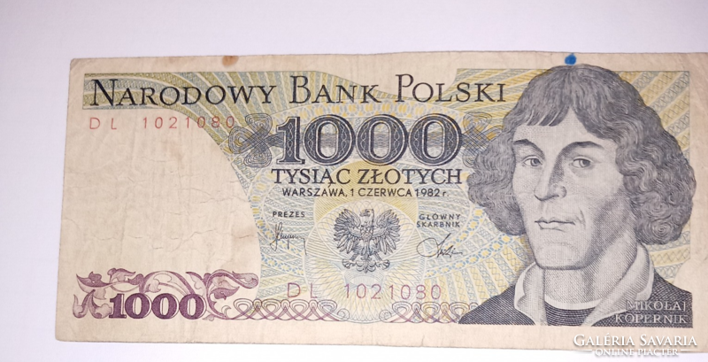 Lengyel Zloty  (1000/1982 bankjegy-)