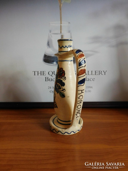 Korondi candle holder with bird motif 20.5 Cm