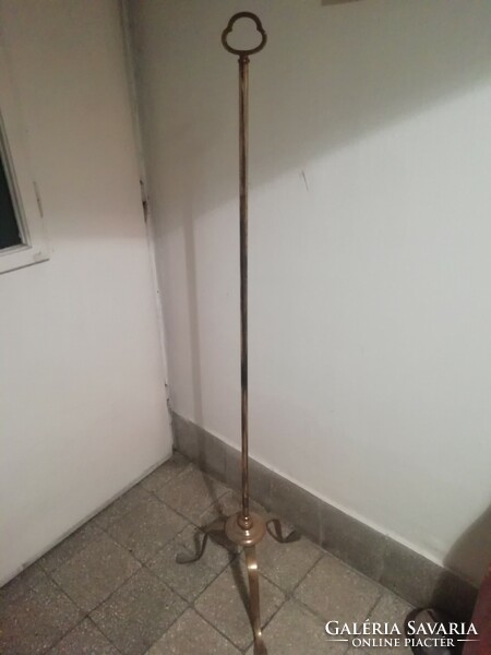 Old copper floor lamp body