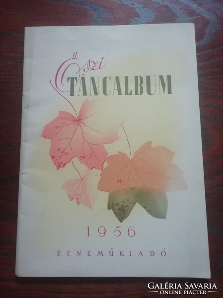 Őszi Táncalbum 1956, zeneműkiadó vállalat