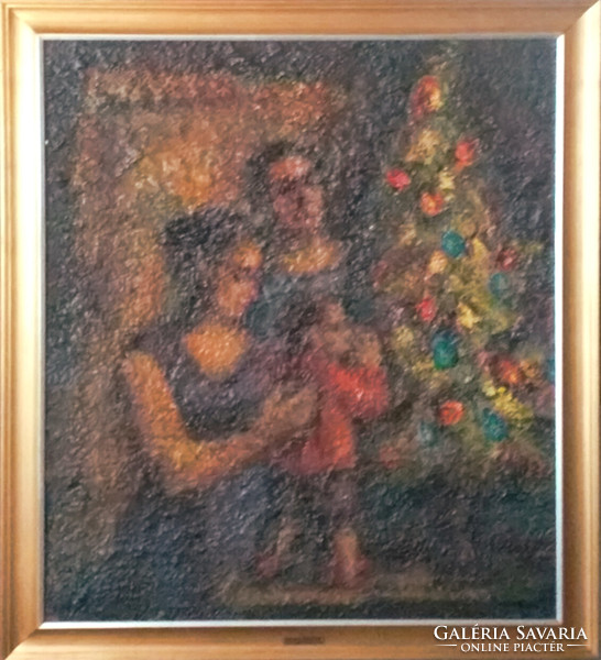 Sándor Baranyó (1920 - 2001): Christmas with the family