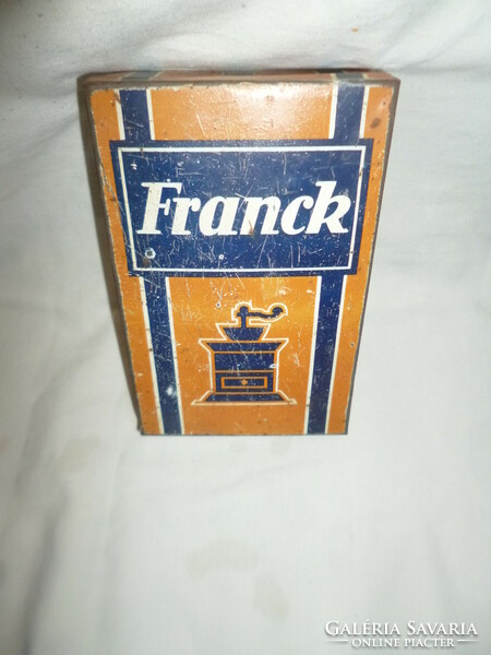 Old Frankish coffee metal box