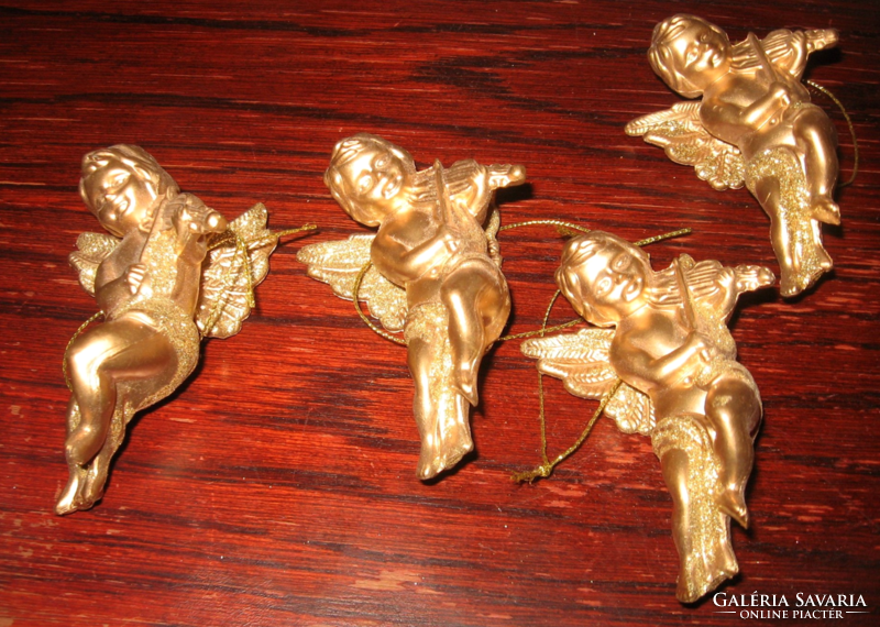 Old Christmas tree decorations angels