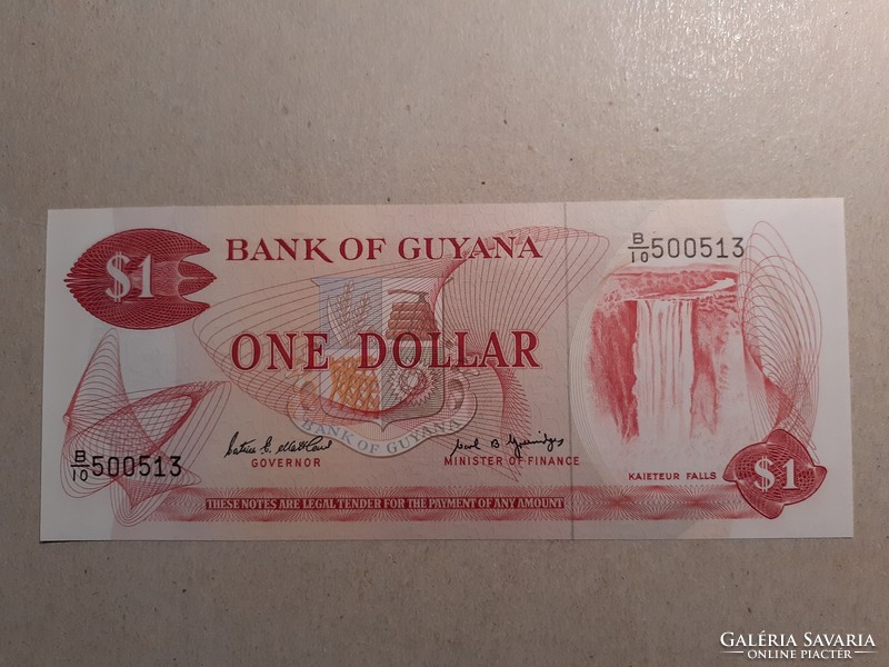 Guyana-1 Dollar 1989 UNC
