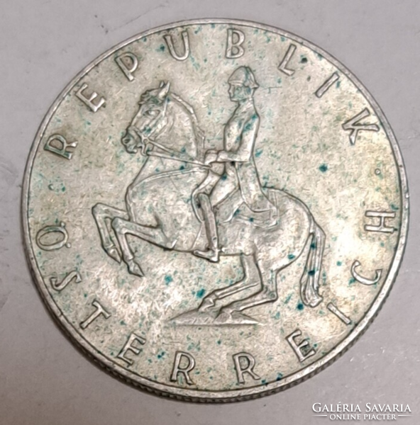 Ausztria .640 ezüst 5 Schilling 1960.  (G/3)