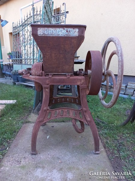 Antique cast iron grinder