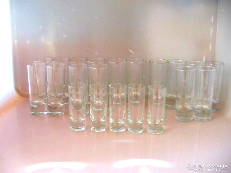 5+16 thick-bottom brandy glasses