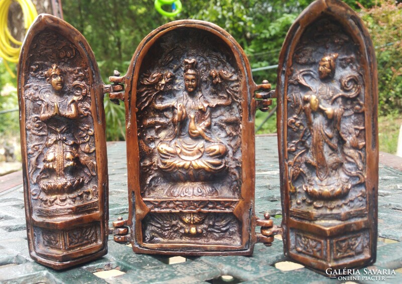 Bronze Buddhist Wing Altar