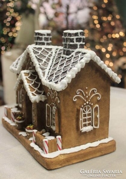 Large gingerbread house