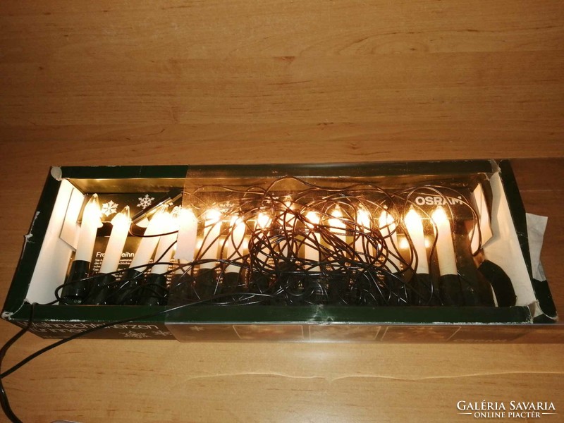 Osram Christmas tree candle-shaped clip-on burner row bulb row - 15 pcs