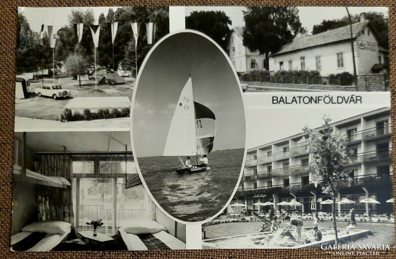 Postcard Balatonföldvár.