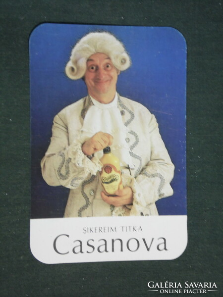 Card calendar, casanova eggnog, humorous, small-scale farm, 1986, (3)