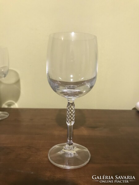 Üveg boros pohár készlet