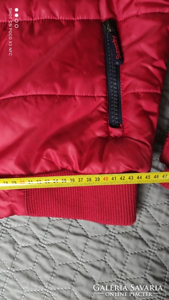 Vintage Superdry kapucnis dzseki L méret jelzett eredeti kabát akciós áron