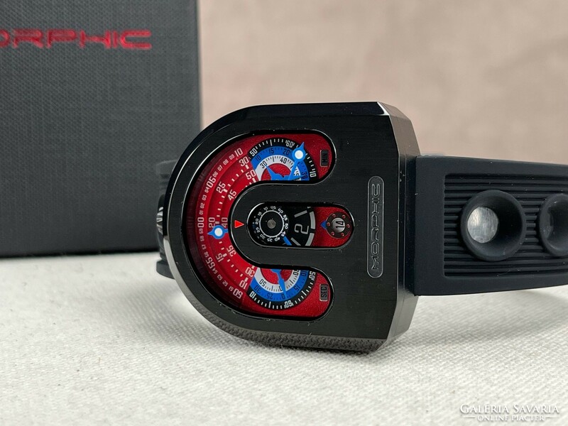 Morphic is a beautiful never-used chronograph with a special shape and color scheme