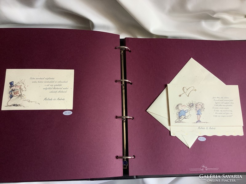 9 kiló karácsonyi újévi üdvözlő lap esküvői meghívó album képeslap postai küldemény emlék házasság