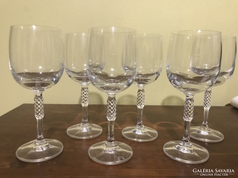 Glass wine glass set