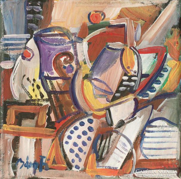 József Bánfi: abstract still life