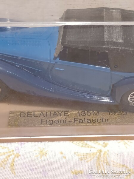 DELAHAYE 135 M-1939 FIGONI FALASCHI MODELL AUTÓ DOBOZÁBAN