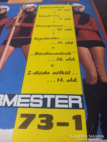1973 / JANUÁR EZERMESTER/ SZÜLETÈSNAPRA/KARÀCSONYRA.