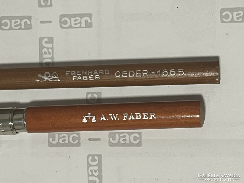 Faber Castell Ceruza Toldó nyél Ceruzahosszabító + Eberhard  Faber Grafit Ceruza 40-es Évek !!!