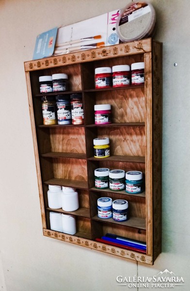 Premium wall shelf - paint, nail polish, spice