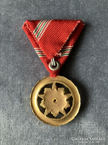 Medal of merit for socialist work with cooper coat of arms