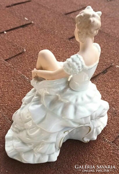 Wallendorf gyönyörű porcelán balerina