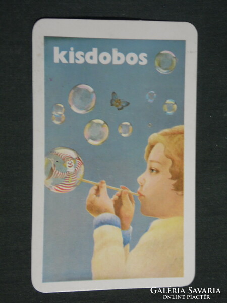 Kártyanaptár, Kisdobos ifjúsági magazin, újság, grafikai rajzos,humoros, bohóc,1985,   (3)