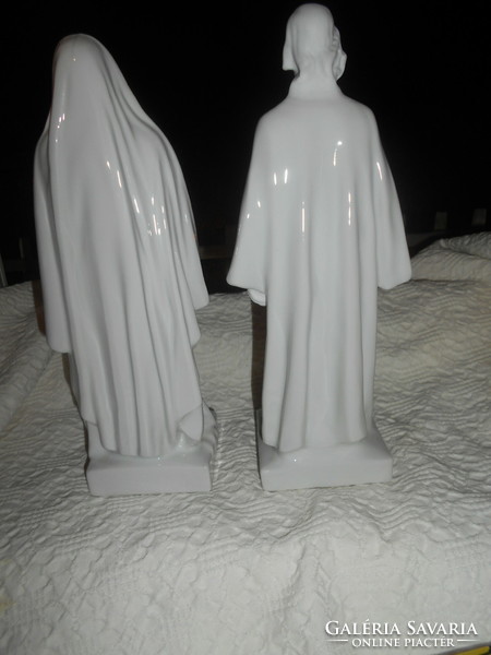 Ó Herendi 2 db figura együtt --Jézus és Mária