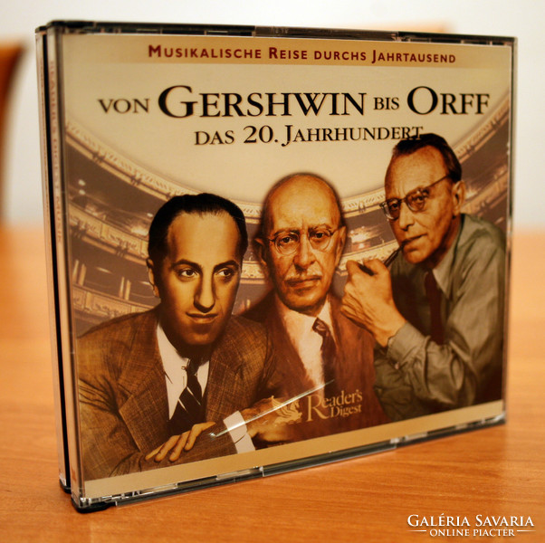 Gershwintől Orffig a 20. század zenéje Reader's Digest 3 CD lemez zene