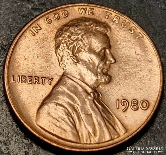 1 Cent, 1980. Lincoln cent