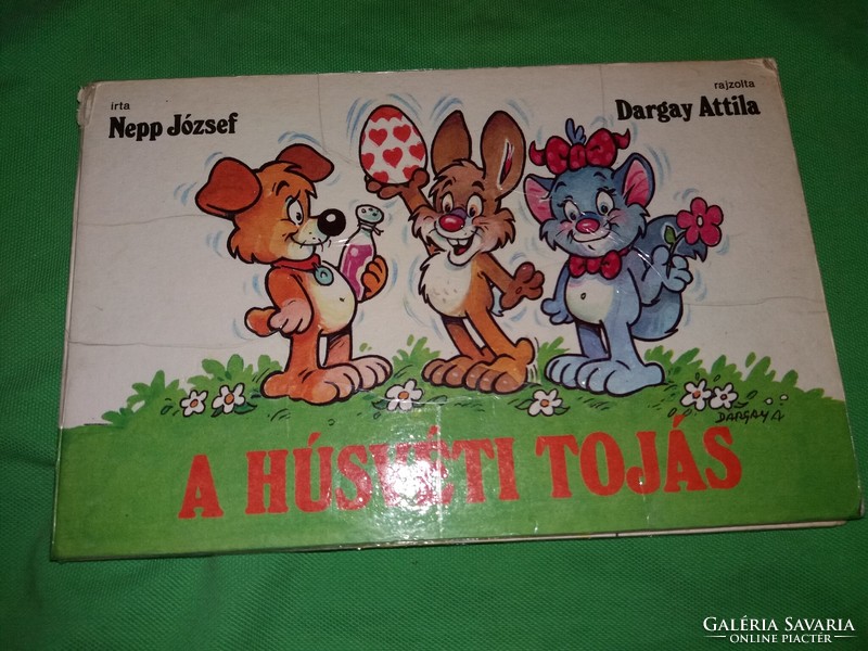1991.Nepp - dargay: Easter egg picture leporello fairy tale book according to the pictures, Polygon publishing house