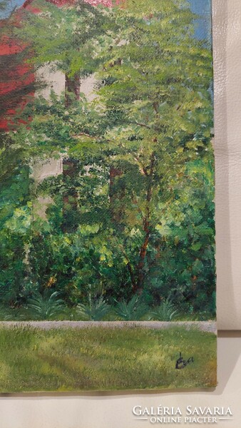 Durcy fork, oil on canvas painting