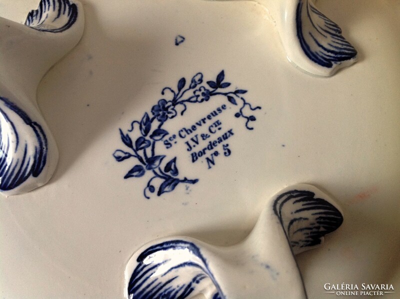 Antique French porcelain display stand - Jules Vieillard