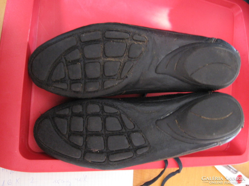 Blue Motion fekete bőr sport cipő 39