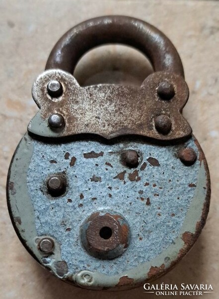 Old antique padlock