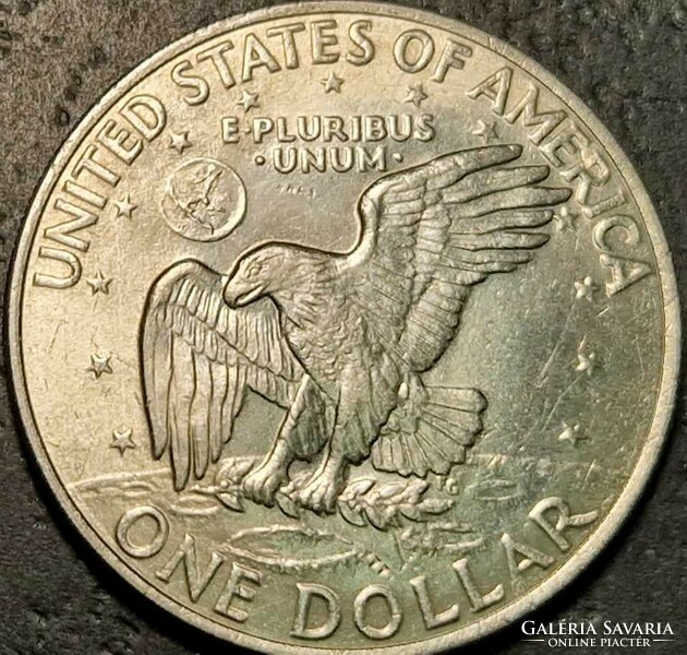 1 Dollar, 1971, Eisenhower Dollar.