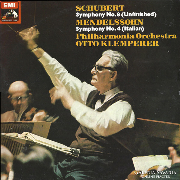 Schubert/Mendelssohn,Philh. Orch.,Klemperer - Symphony No.8(Unfinished) / Symphony No.4(Italian)(LP)
