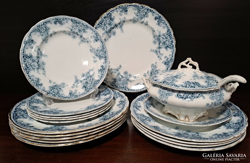 Antique, English, porcelain plates