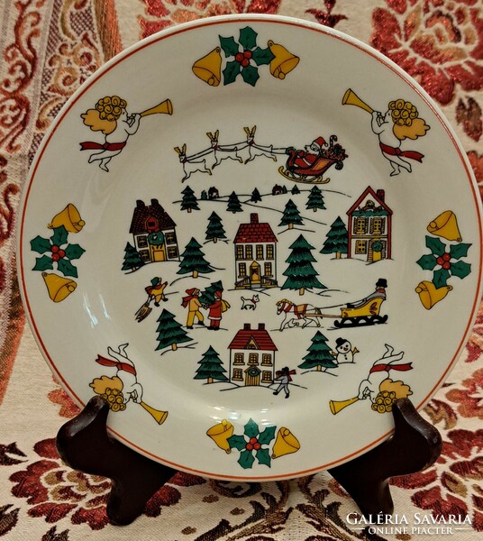 Christmas porcelain plate 1 (l4333)