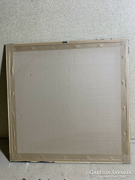Vasarely jelzéssel  szitanyomat, 60 x 60 cm-es nagyságú ritkaság.