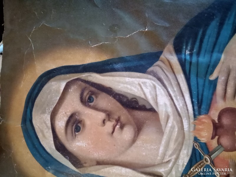 Antik szentkép Szűz Mária
