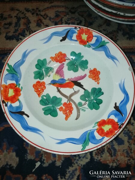 Dávid csillagos festett Antik tányér gyűjteményből 13.