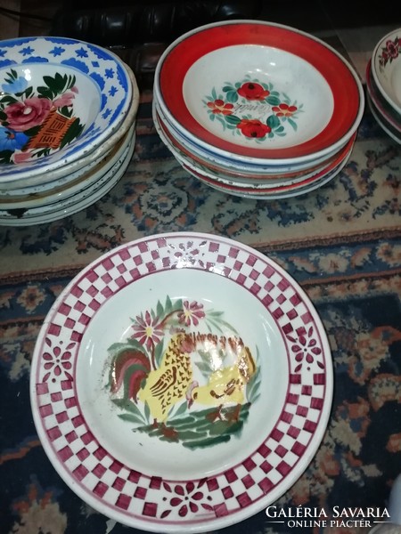 Hollóháza festett Antik tányér gyűjteményből Jó reggelt