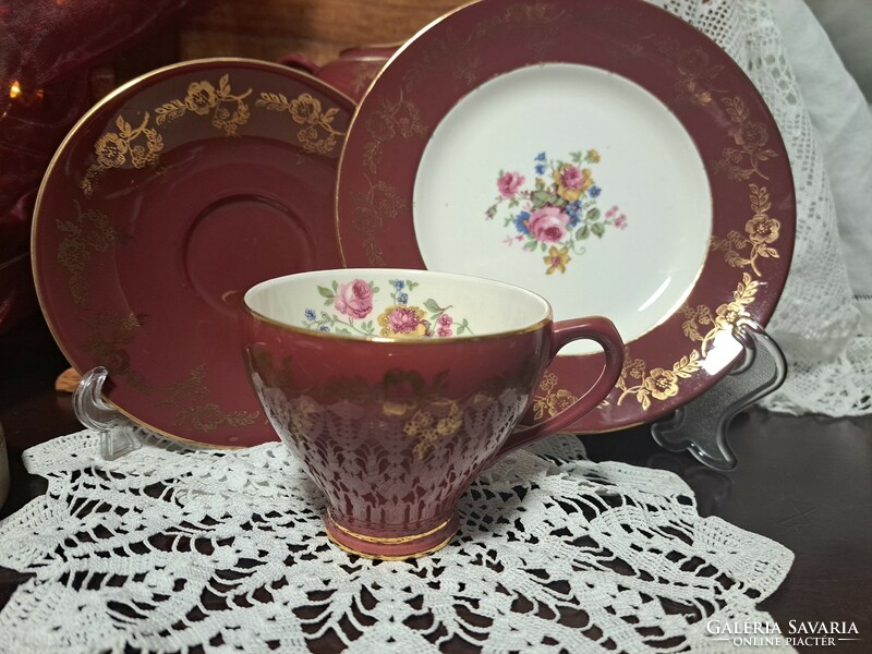 English empire porcelain tea set
