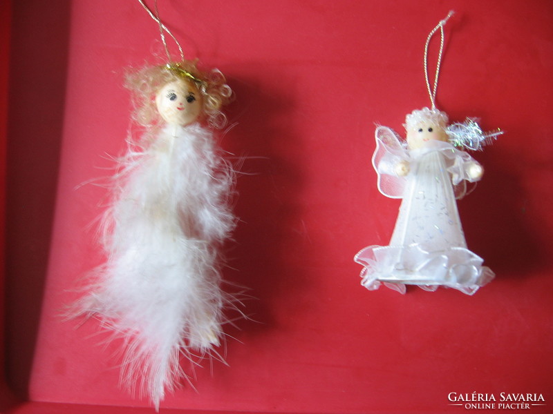 Retro Christmas tree ornament handmade angels