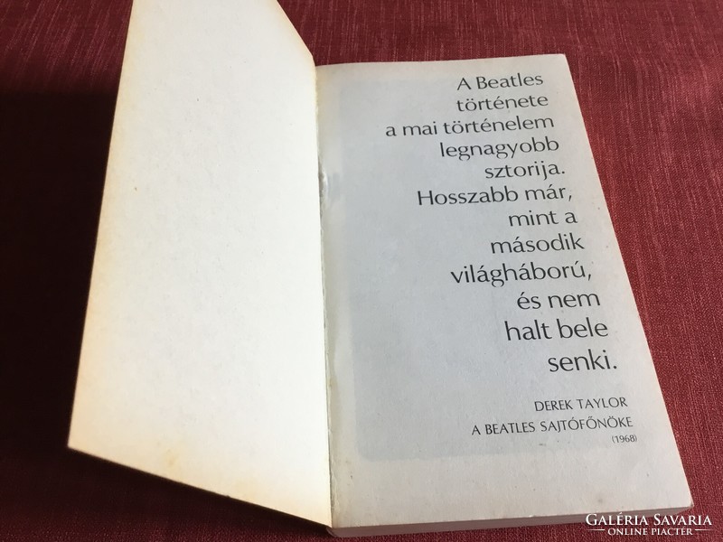 Beatles bible - Tamás Ungvár - music publisher 1982
